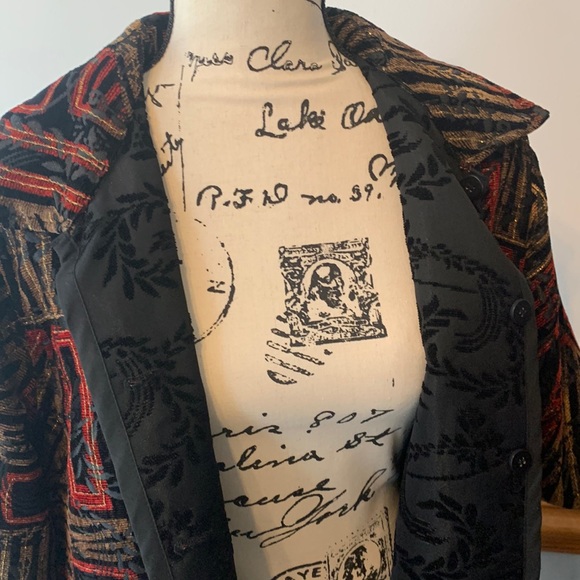 Vintage reversible tapestry jacket - Picture 5 of 12